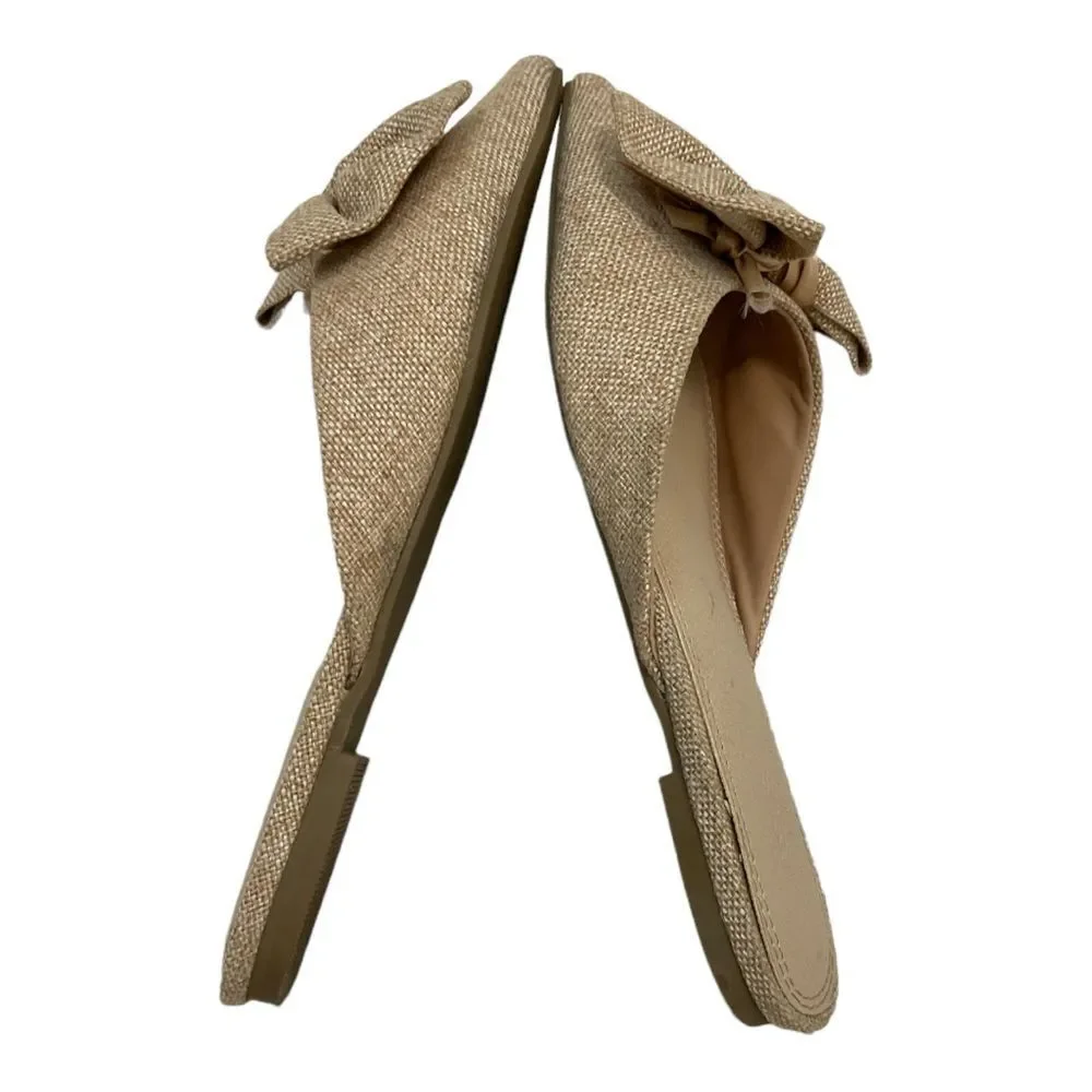 Asos Design  Women’s Beige Tan Slip On ,Toe Flat .Shoes size 7. - Picture 7 of 13